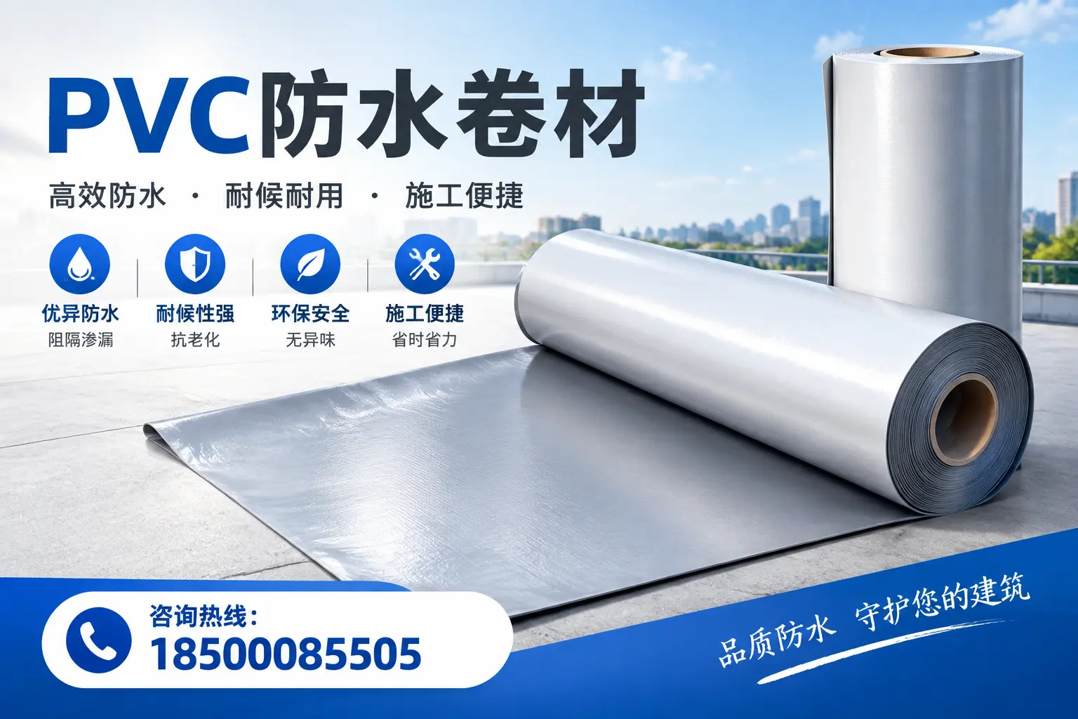 对比不同品牌PVC防水卷材的性价比,帮助榆林用户选择